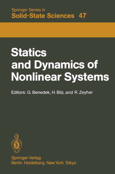 Statics and Dynamics of Nonlinear Systems - 