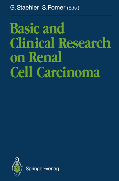 Basic and Clinical Research on Renal Cell Carcinoma - 