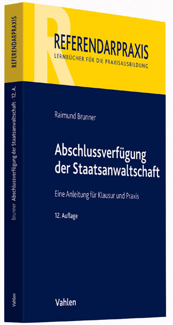 Abschlussverfügung der Staatsanwaltschaft - Raimund Brunner