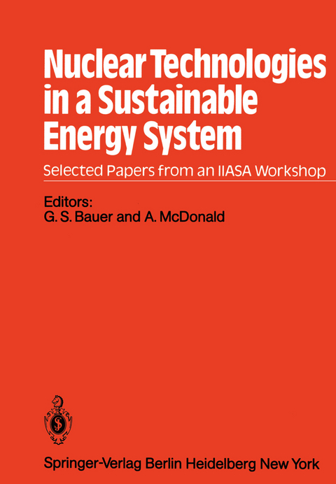 Nuclear Technologies in a Sustainable Energy System - 