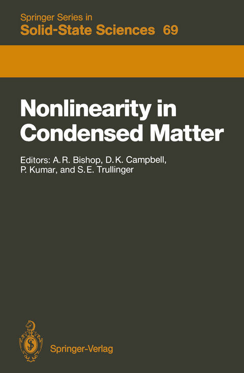 Nonlinearity in Condensed Matter - 