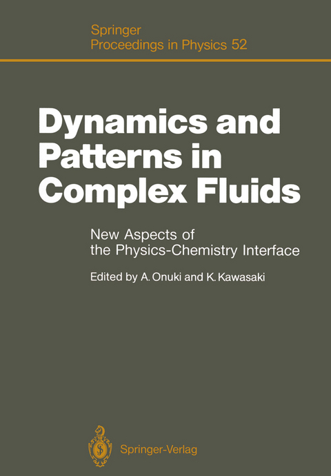 Dynamics and Patterns in Complex Fluids - 