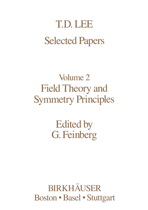 Selected Papers - T.-D. Lee