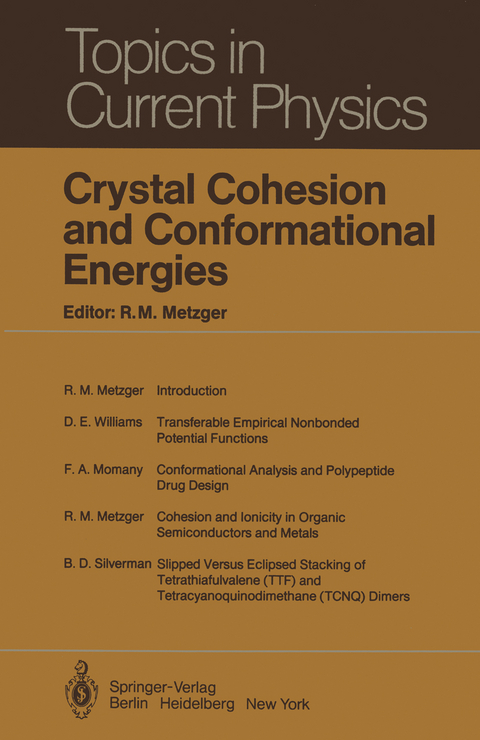 Crystal Cohesion and Conformational Energies - 