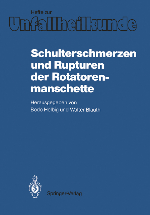 Schulterschmerzen und Rupturen der Rotatorenmanschette - 