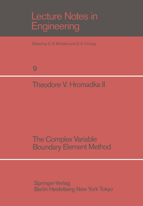 The Complex Variable Boundary Element Method - T. V. Hromadka