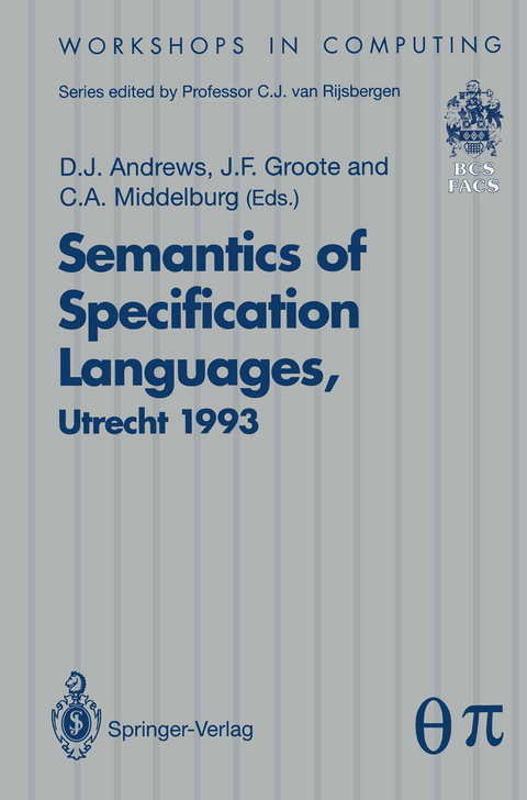 Semantics of Specification Languages (SoSL) - 