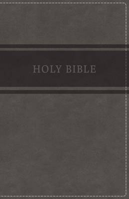 KJV Holy Bible: Deluxe Gift, Gray Leathersoft, Red Letter, Comfort Print: King James Version -  Zondervan