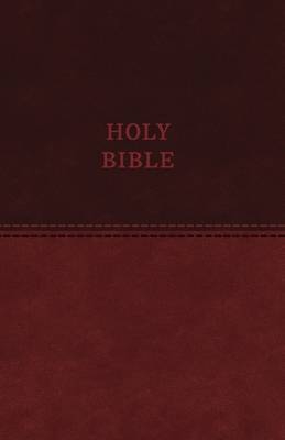 KJV Holy Bible: Value Thinline, Brown Leathersoft, Red Letter, Comfort Print: King James Version -  Zondervan