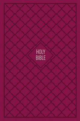 KJV, Thinline Bible, Cloth over Board, Pink, Red Letter Edition, Comfort Print -  Zondervan