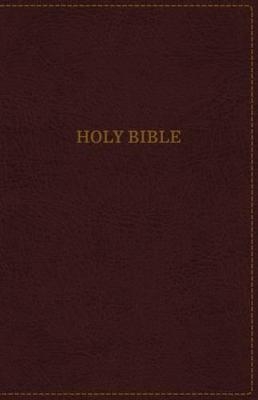 KJV Holy Bible: Thinline, Burgundy Leathersoft, Red Letter, Comfort Print: King James Version -  Zondervan