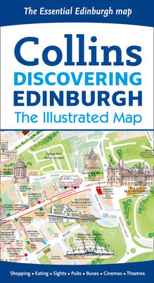 Discovering Edinburgh Illustrated Map - Dominic Beddow,  Collins Maps