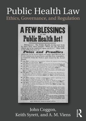 Public Health Law - John Coggon, Keith Syrett, A. M. Viens