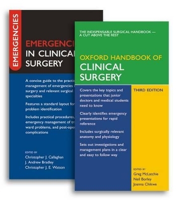 Oxford Handbook of Clinical Surgery and Emergencies in Clinical Surgery Pack - 