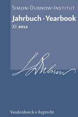 Jahrbuch des Simon-Dubnow-Instituts / Simon Dubnow Institute Yearbook XI (2012) -  Dan Diner