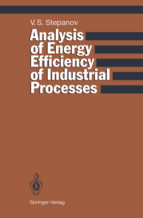 Analysis of Energy Efficiency of Industrial Processes - Vladimir S. Stepanov