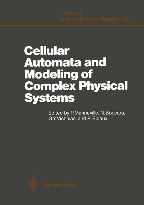 Cellular Automata and Modeling of Complex Physical Systems - 