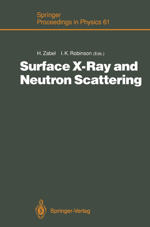 Surface X-Ray and Neutron Scattering - 