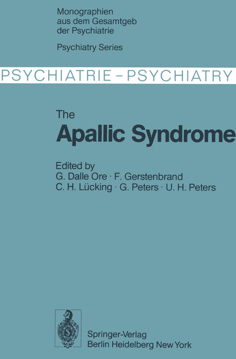 The Apallic Syndrome - 