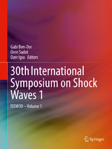30th International Symposium on Shock Waves 1 - 