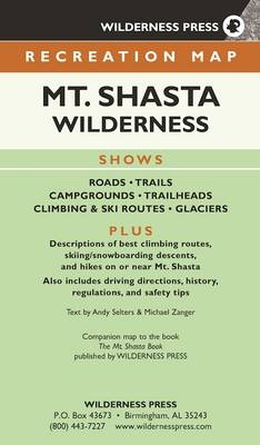 MAP Mount Shasta Wilderness Recreation -  Wilderness Press