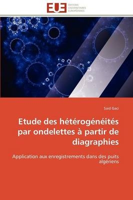 Etude Des H�t�rog�n�it�s Par Ondelettes � Partir de Diagraphies -  Gaci-S