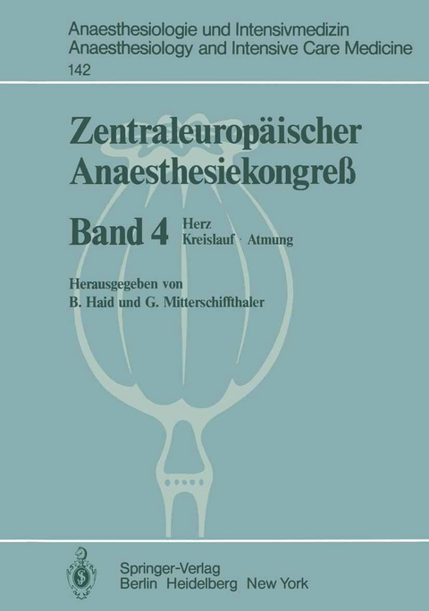 Zentraleuropäischer Anaesthesiekongreß - 