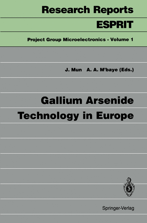 Gallium Arsenide Technology in Europe - 