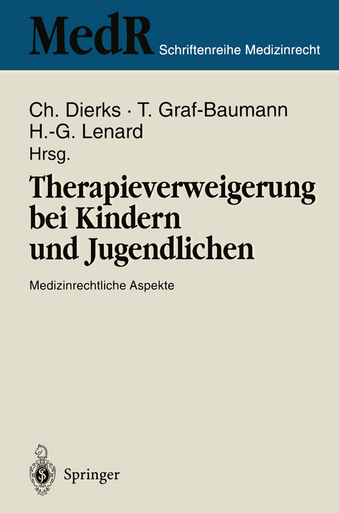 Therapieverweigerung bei Kindern und Jugendlichen - 