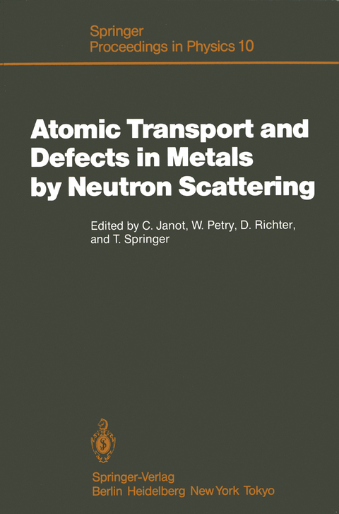 Atomic Transport and Defects in Metals by Neutron Scattering - 