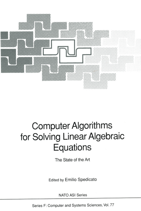 Computer Algorithms for Solving Linear Algebraic Equations - 