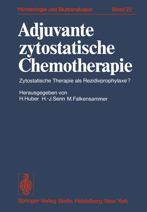 Adjuvante zytostatische Chemotherapie - 