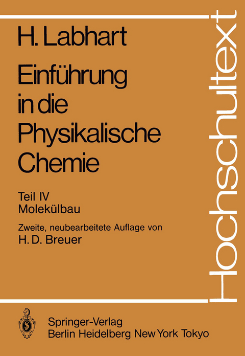 Einführung in die Physikalische Chemie - Heinrich Labhart