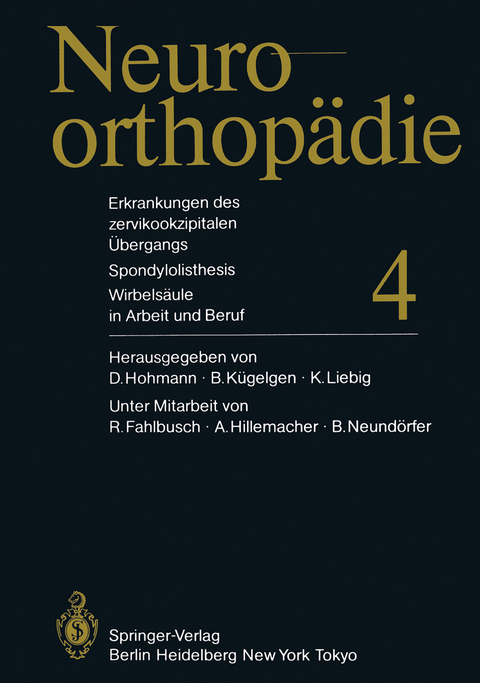 Erkrankungen des zervikookzipitalen Übergangs. Spondylolisthesis. Wirbelsäule in Arbeit und Beruf - 