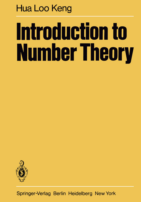 Introduction to Number Theory - L.-K. Hua