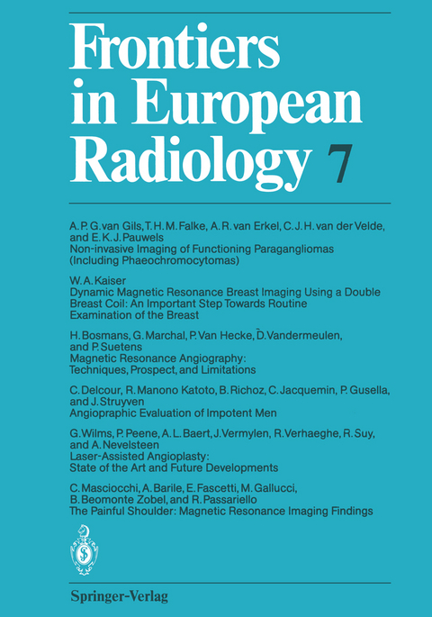 Frontiers in European Radiology - A. L. Baert, F. H. W. Heuck