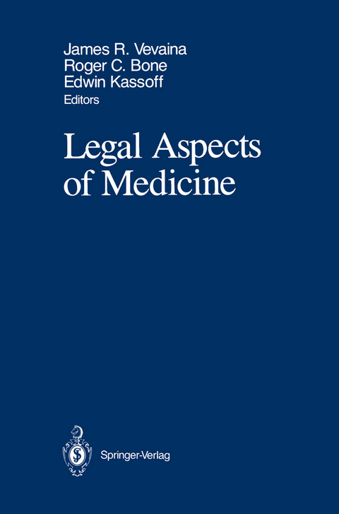 Legal Aspects of Medicine - 