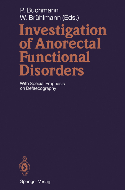 Investigation of Anorectal Functional Disorders - 