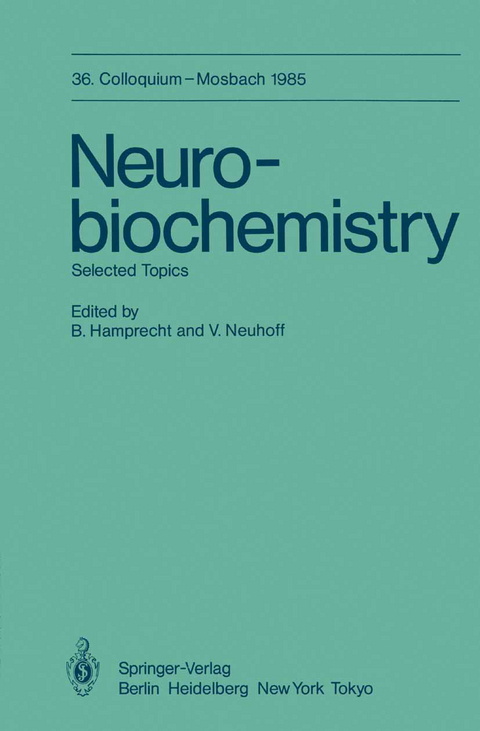 Neurobiochemistry - 