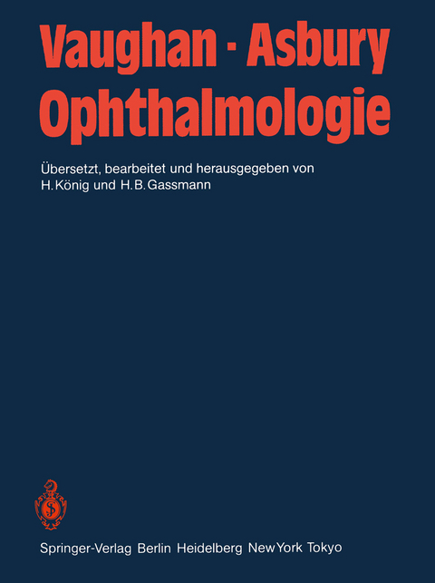 Ophthalmologie - D. Vaughan, T. Asbury