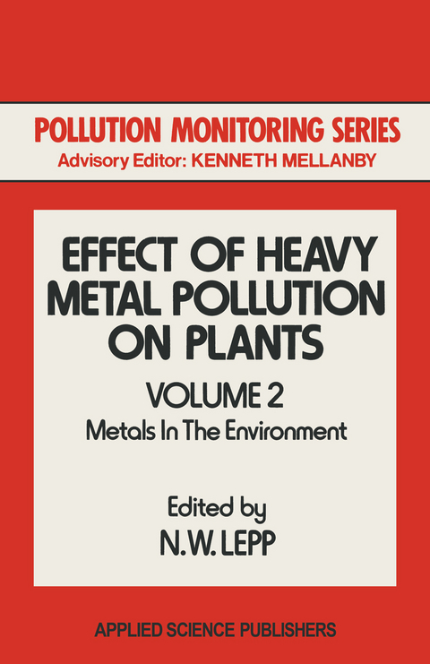Effect of Heavy Metal Pollution on Plants - 
