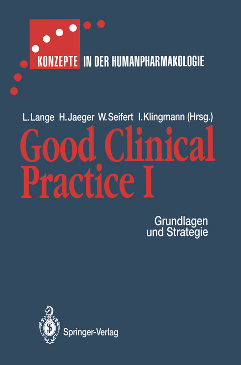Good Clinical Practice I - 