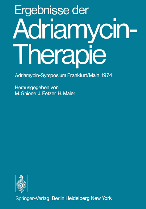 Ergebnisse der Adriamycin-Therapie - 