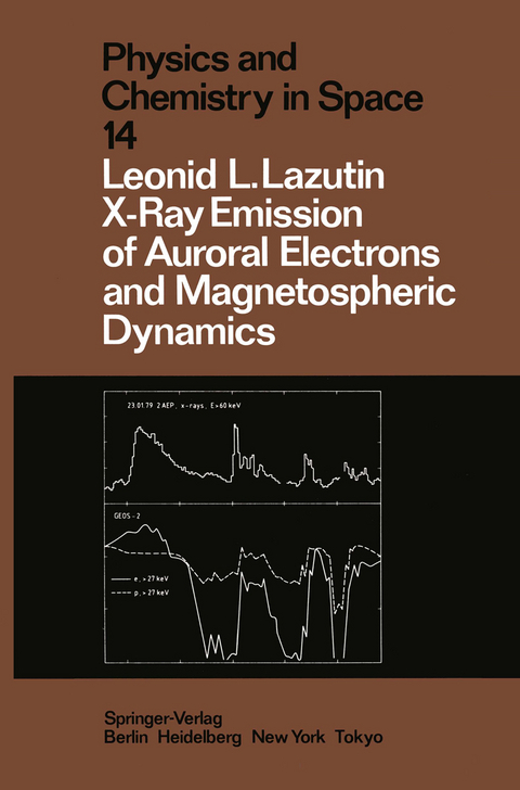 X-Ray Emission of Auroral Electrons and Magnetospheric Dynamics - Leonid L. Lazutin