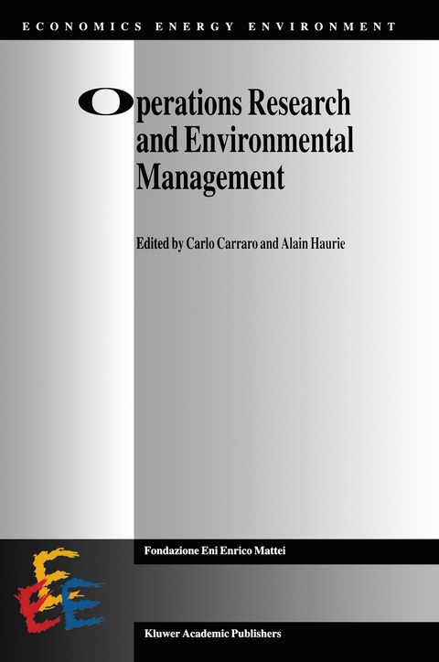 Operations Research and Environmental Management - 