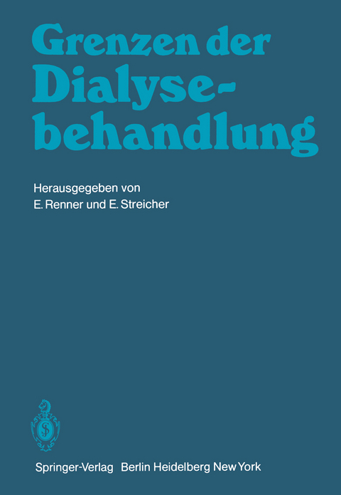 Grenzen der Dialysebehandlung - 