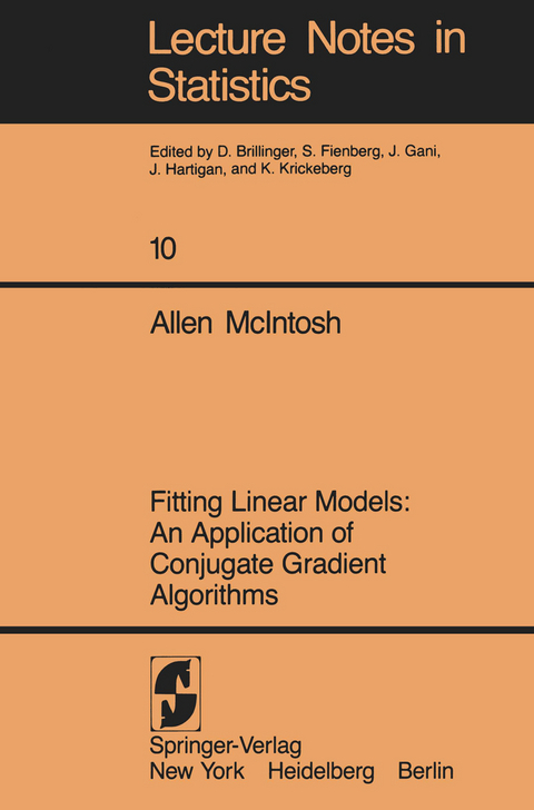 Fitting Linear Models - A. McIntosh