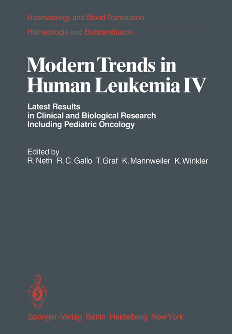 Modern Trends in Human Leukemia IV - 