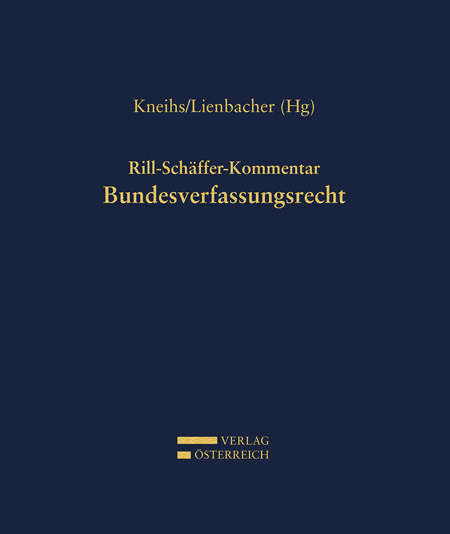 Rill-Schäffer-Kommentar Bundesverfassungsrecht - 