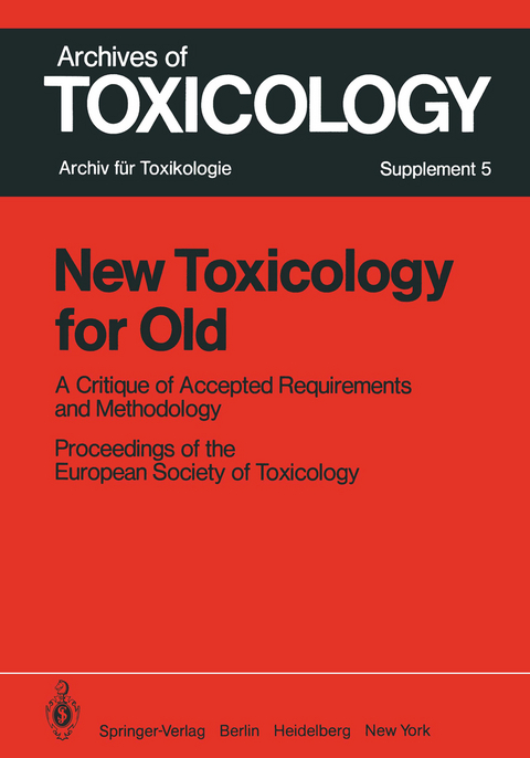 New Toxicology for Old - 